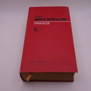 Vintage Michelin 1981 ISBN 2 06 006 401-S France Hard Cover Travel Book